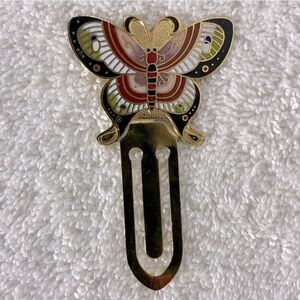 5/$35 Vintage Colourful Metal Butterfly Bookmark